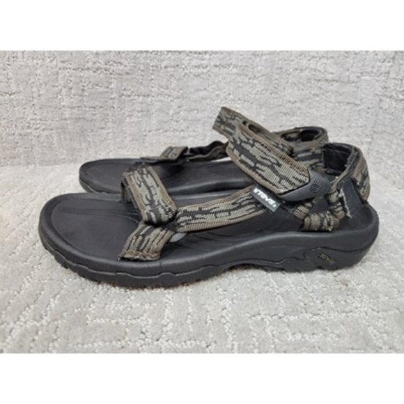 Teva Pretty Rugged Men's Size 8 Brown Green Water Hiking Sports Sandals - Picture 1 of 11